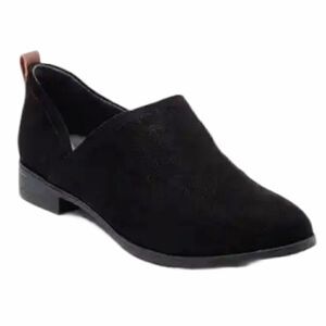 Dr. SCHOLL'S Faux Suede Black  Slip On Loafers 7M